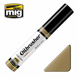 Ammo Mig Oilbrusher Medium soil