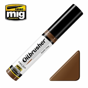 Ammo Mig Oilbrusher Earth Clay