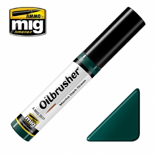 Ammo Mig Oilbrusher Mecha Dark green