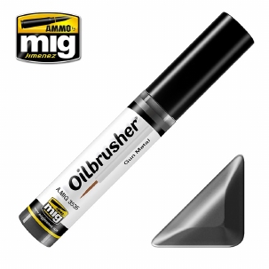 Ammo Mig Oilbrusher Gun Metal