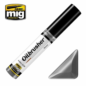 Ammo Mig Oilbrusher Steel