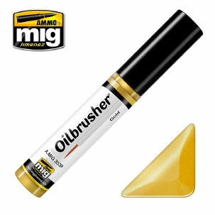 Ammo Mig Oilbrusher Gold