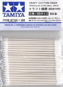 Tamiya Craft Cotton Swab Triangular Extra Small