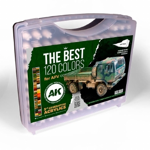 AK 3G Plastic Briefcase 120 AFV Colors