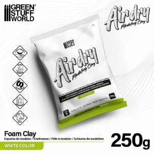 GSW Air Dry Foam Clay 250gr. - White