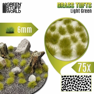 GSW Grass Tufts 6mm Light Green