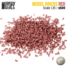 GSW Miniature Bricks Red 1/48