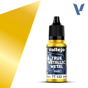 Vallejo True Metallic Metal Base Radiant Yellow 77122