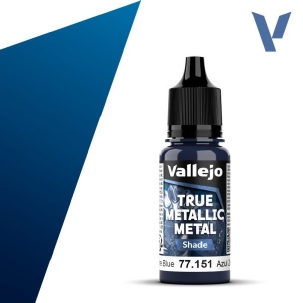 Vallejo True Metallic Metal Shade Sapphire Blue 77151