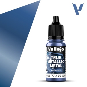 Vallejo True Metallic Metal Airbrush Ultramarine Blue 77170