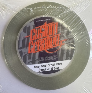 Custom Creative Olive Tape 3mm