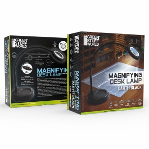 GSW Magnifying Desk Lamp Zwart