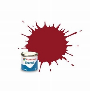 20 Humbrol enamel 14ml. Crimson red 20