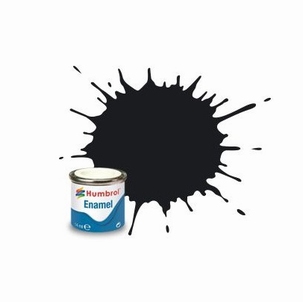 21 Humbrol enamel 14ml. Black 21