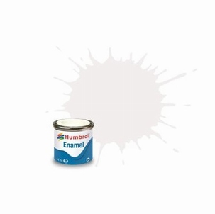 34 Humbrol enamel 14ml. Matt white 34