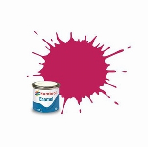 51 Humbrol enamel 14ml. Sunset red 51