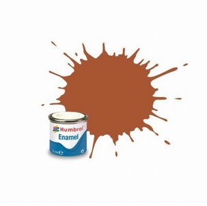 62 Humbrol enamel 14ml. Leather 62