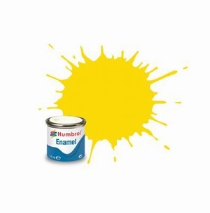 69 Humbrol enamel 14ml. Yellow 69