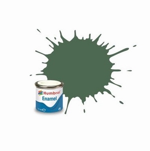 76 Humbrol enamel 14ml. Uniform green 76