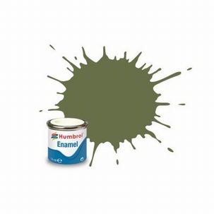 80 Humbrol enamel 14ml. Grass green 80