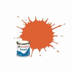 82 Humbrol enamel 14ml. Orange lining 82