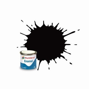 85 Humbrol enamel 14ml. Coal black 85