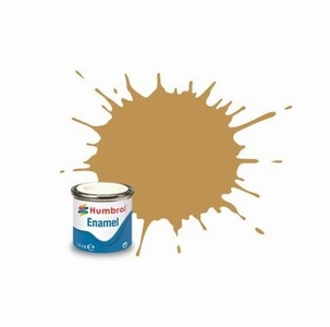 93 Humbrol enamel 14ml. Dessert yellow 93