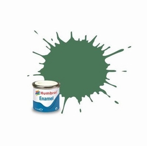 101 Humbrol enamel 14ml. Mid green 101