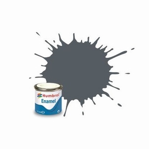 125 Humbrol enamel 14ml. US Dark grey 125