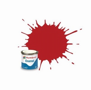 153 Humbrol enamel 14ml. Insignia red 153