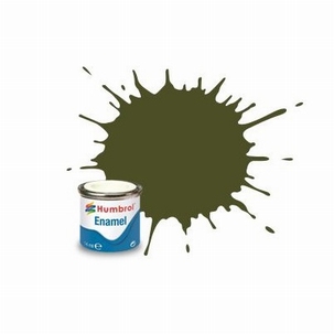 155 Humbrol enamel 14ml. Olive drab 155