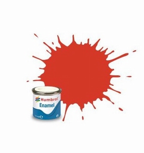 174 Humbrol enamel 14ml. Signal red 174