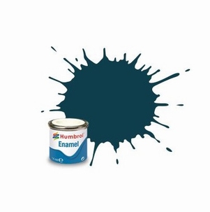 230 Humbrol enamel 14ml. Pru Blue 230