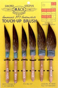 Mack Series  20 Touch up Sword striper Set All 6