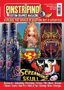 Pinstriping & Kustom Graphics Magazine Nr. 19