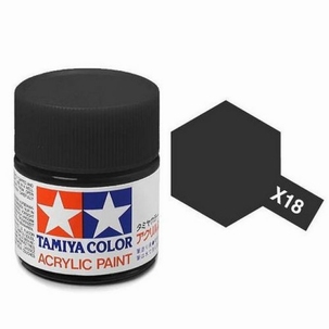 Tamiya Acryl X-18 Semi Gloss Black