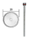 Diamant doorslijpschijf 20mm + houder