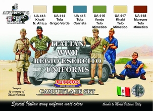 Italian WWII Regio Esercito Uniforms colours CS14