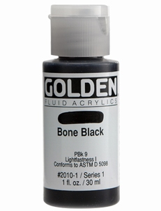 Golden Fluid Bone Black
