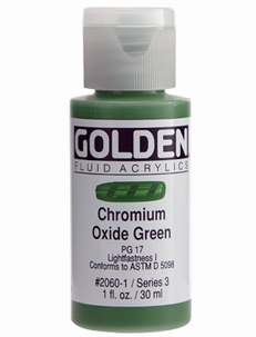 Golden Fluid Chromium Oxide Green