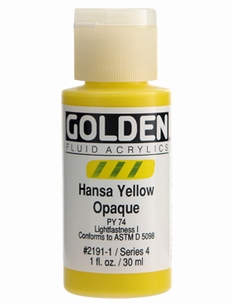 Golden Fluid Hansa Yellow Opaque