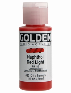 Golden Fluid Naphthol Red Light
