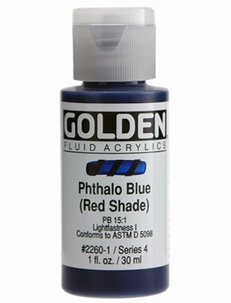 Golden Fluid Phthalo Blue (R.S.)