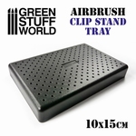 GSW Airbrush Clip Stand Tray 10 x 15cm