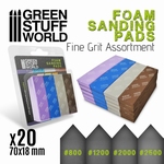 GSW Foam Sanding Pads Fine Assortiment