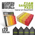 GSW Foam Sanding Pads Coarse Assortiment